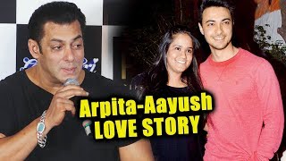 Salman Khan Reaction On Sister Arpita And Aayush Sharma LOVE STORY