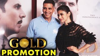 Akshay Kumar And Mouni Roy Spotted For Media Interview At Juhu | GOLD Promotion