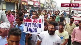 Protests in support of Article 35A hits life in some areas of Jammu division