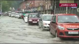 Heavy downpour in Kashmir