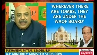 Azam Khan :Taj Mahal Should Be Handed Over to Waqf Board ( HeadlinesToday,21-Nov-14)-MK