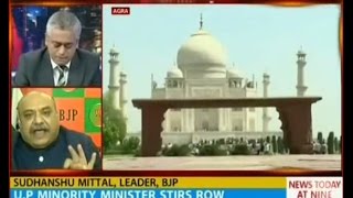 Azam Khan :Taj Mahal Should Be Handed Over to Waqf Board ( HeadlinesToday,21-Nov-14)- Final