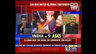 Battle of Delhi Assembly Polls-2015: Kiran Bedi Vs Arvind Kejriwal! (CNN-IBN,19-Jan-15)-MK