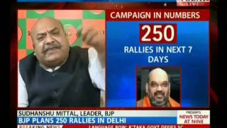 Sudhanshu Mittal:There Is Panic In AAP After Carpet Bombing By BJP In Delhi (HT,29-Jan-15)-MK