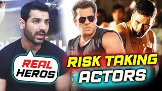 John Abraham Calls Salman Khan And Akshay Kumar RISK TAKING ACTORS