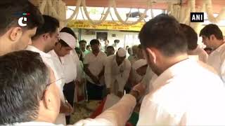 Congress leaders pay last respect to senior leader RK Dhawan
