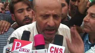 Er Rasheed among many detained during protest march