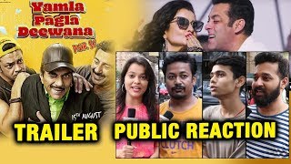 Yamla Pagla Deewana Phir Se Trailer | PUBLIC REACTION | Dharmendra, Bobby, Sunny Deol, Salman Khan