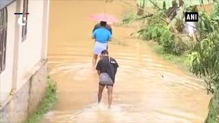 Kerala CM Vijayan conducts aerial survey of flood affected areas