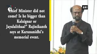 Is Palanisamy bigger than Karunanidhi, Jayalalithaa, asks Rajinikanth