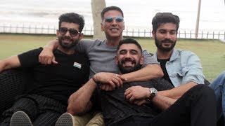 Akshay Kumar And Amit Sadh Spotted At Novotel | Gold Promotion
