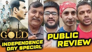 GOLD PUBLIC REVIEW | First Day First Show | Akshay Kumar, Mouni Roy