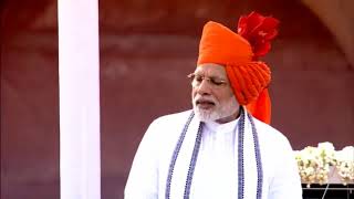PM Narendra Modis speech from the ramparts of Red Fort on 72nd Independence Day-15 August 2018