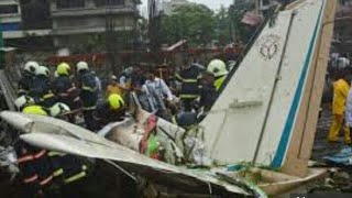 Chartered Plane Crash at Mumbai.