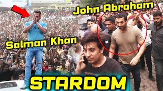 Salman Khan's Stardom Vs John Abraham's Stardom - Watch FANS CRAZE