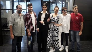 Jassi Gill, Jimmy Sheirgill, Diana Penty & Sonakshi Sinha Spotted At Eros Office