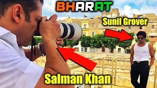 Salman Khan Turns Photographer For Sunil Grover | Bharat Shooting In Malta