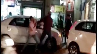 SHOCKING! Fight Between Car Drivers for Parking in jalandhar | Caught on Camera