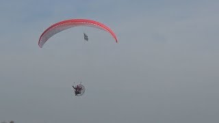 Paramotor gliding (Kila Raipur Mini Olympics in Punjab)   | JanSangathan Tv