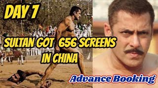 Sultan Advance Booking In CHINA Till Day 7 I Remains 8th Spot With 656 Shows