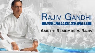 Remembering Rajiv Gandhi