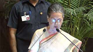 Rajiv Gandhi National Sadbhavana Award: Smt Sonia Gandhi Speech at Jawahar Bhawan