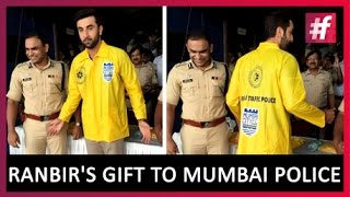 Ranbir Kapoor Shows  Goodwill Gesture - Traffic Policemen to Wear Mumbai City FC Raincoat
