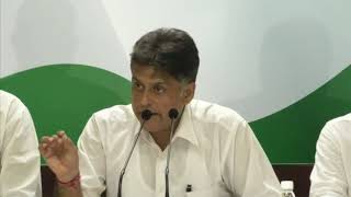 AICC Press Briefing By Manish Tewari on Defence Budget Expenditure