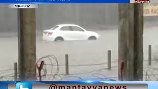 Vehicles dragged into water in jamnagar