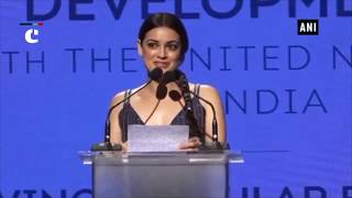 Dia Mirza pitches for sustainable development at Lakme Fashion Week