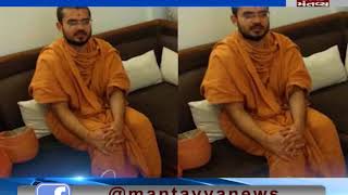 CCTV footage  of swami nandkishor in Surat