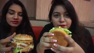 Mcdonalds Burger Challenge with Cook with Monika | #JSKVlog 5 | JSuper Kaur