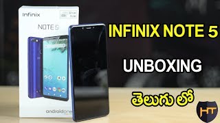 Infinix note 5 unboxing telugu