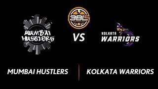 3BL Season 1 Round 5(Bangalore) - Full Game - Day 1 - Mumbai Hutslers vs Kolkata Warriors
