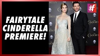fame hollywood -​​ Lily James And Richard Madden Look Stunning At Cinderella Premiere