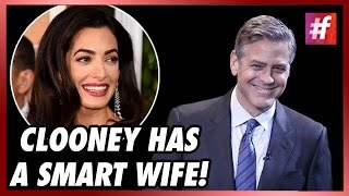 fame hollywood -​​ George Clooney Calls His Wife Smarter Than Him