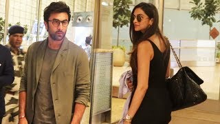 Ex Couple Deepika - Ranbir And Urvashi Rautela Spotted At Mumbai Airport