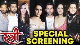 STREE Special Screening | Shraddha Kapoor, Rajkummar Rao, Vaani Kapoor