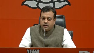 Press Conference by Dr. Sambit Patra at BJP Central Office, New Delhi