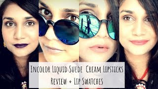 New Incolor Liquid Suede Lip Creams | Review + Lip Swatches | Dupes for Nyx Liquid Suede