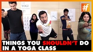 Things You Shouldn’t Do In A Yoga Class
