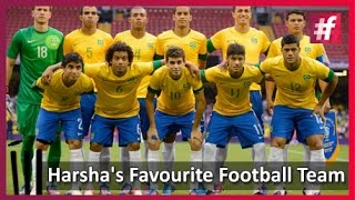 Harsha Bhogle Speaks on Brazil | Favourite Football Team
