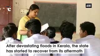 Kerala recovers from devastating floods, schools begin to reopen