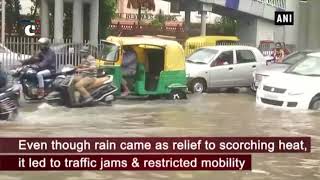 Civil Lines in knee-deep water after heavy rains lash Delhi