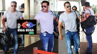 Salman Khan LEAVES To GOA For Bigg Boss 12 LAUNCH, Spotted At Airport