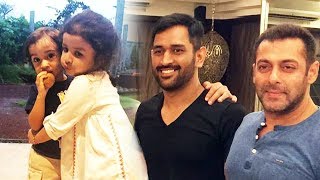 Salman Khan's Nephew AHIL And Dhoni's Daughter ZIVA Having Masti Time