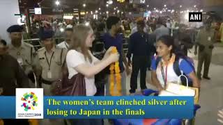 Asian Games 2018: Indian women’s & men’s hockey team receive grand welcome at Delhi airport