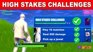 High Stakes Challenges FREE REWARDS – Pick up a JEWEL, Deal 500 Damage to JEWEL Carrying Opponents