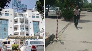 Ahmedabad Apollo Hospital charging for parking