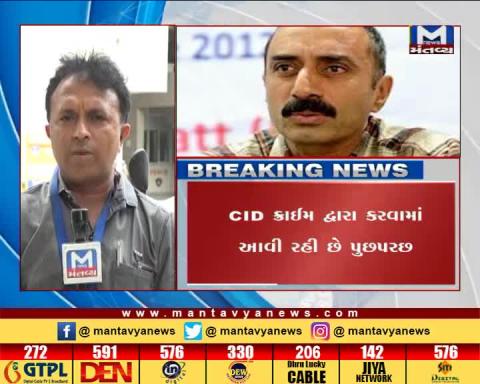 Dwarka - CID Crime branch is interrogating Sanjeev Bhatt